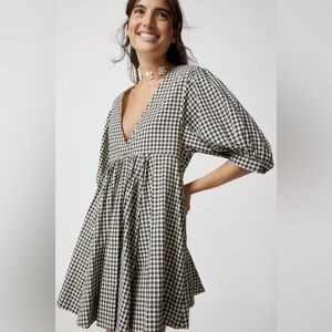 Ecote By Urban Outfitters V-Neck Mini Dress